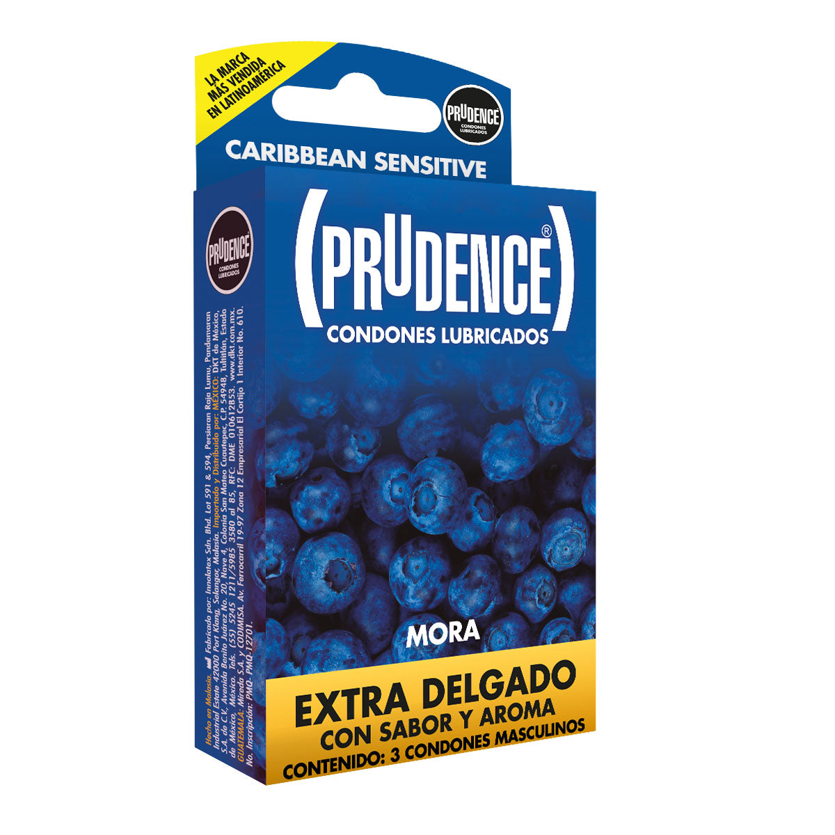 CONDONES CON SABOR Y AROMA MORA SENSITIVO C/3