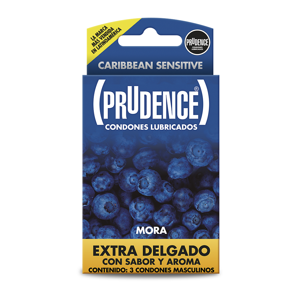 CONDONES CON SABOR Y AROMA MORA SENSITIVO C/3