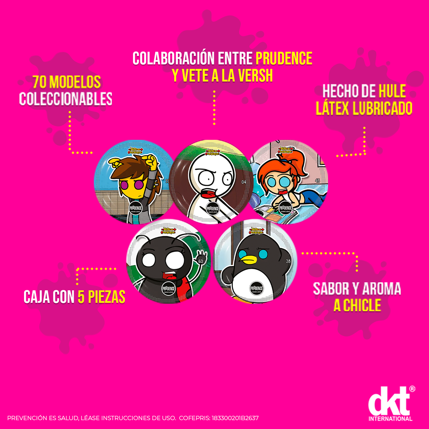 PRUDENCE PRESERVATIVOS SABORCHICLE EDICIÓN VETE A LA VERSH C/5