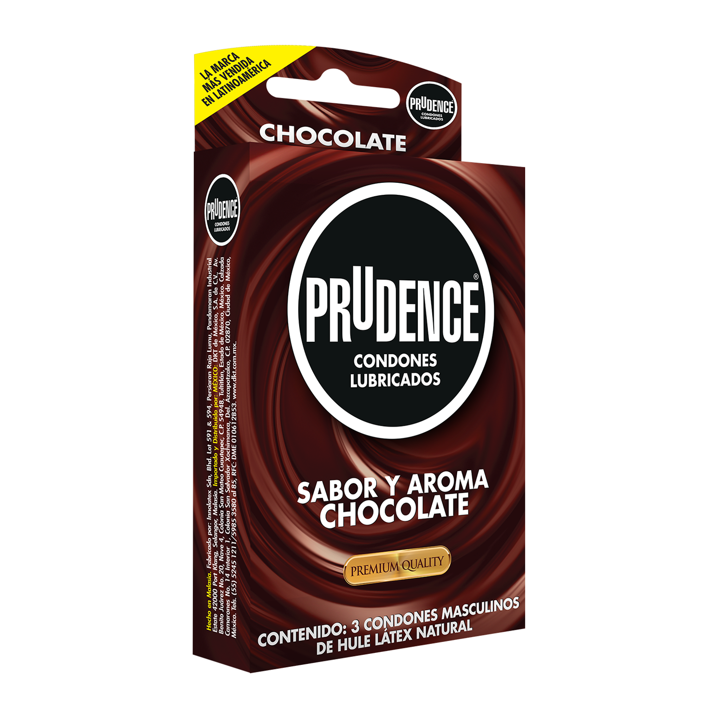 PRUDENCE PRESERVATIVOS SABOR CHOCOLATE C/3