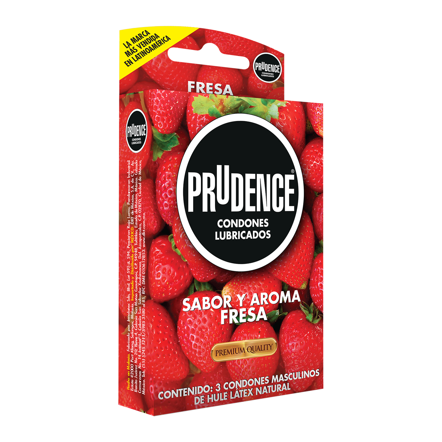 CONDONES CON COLOR, SABOR Y AROMA FRESA C/3