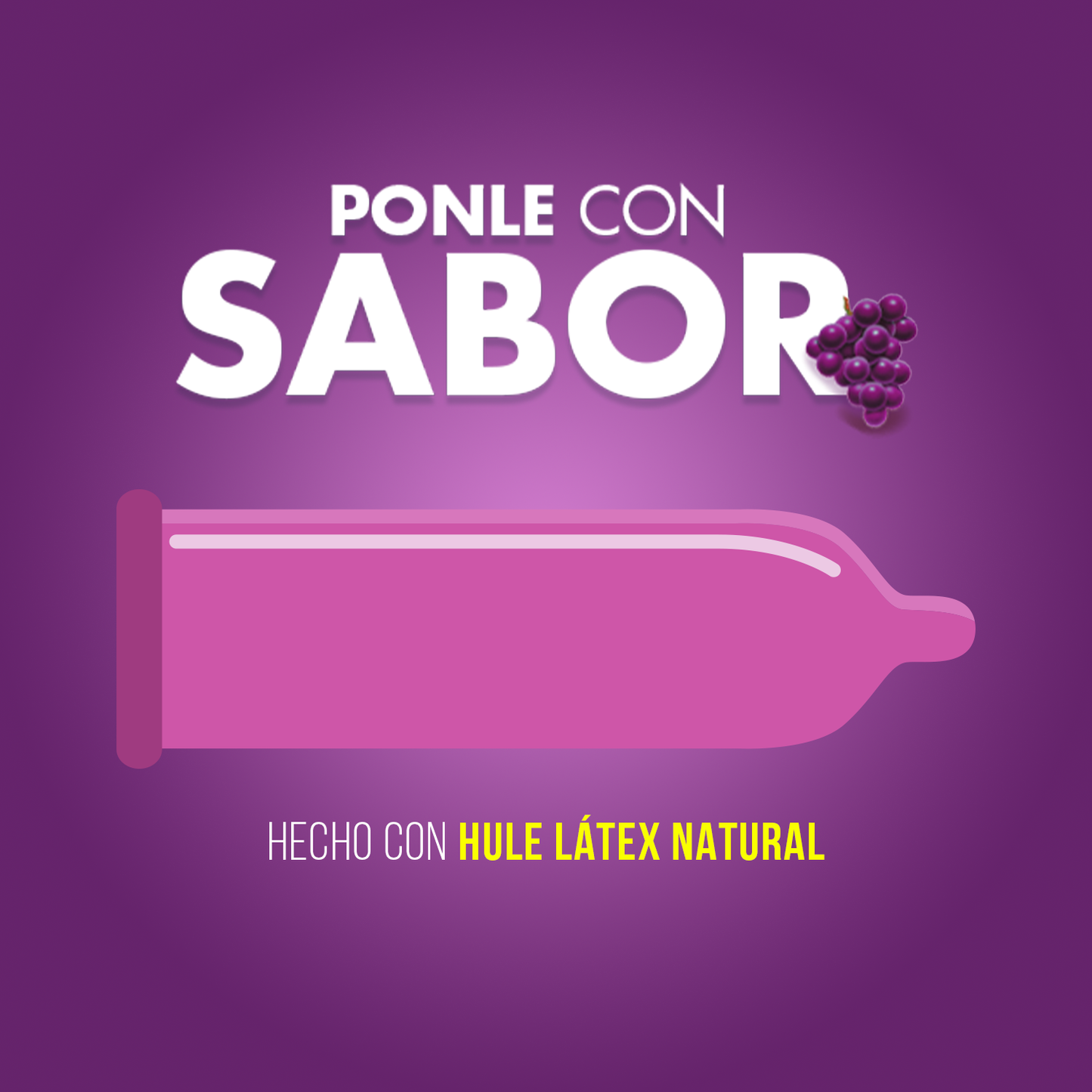 PRUDENCE PRESERVATIVOS SABOR UVA C/3