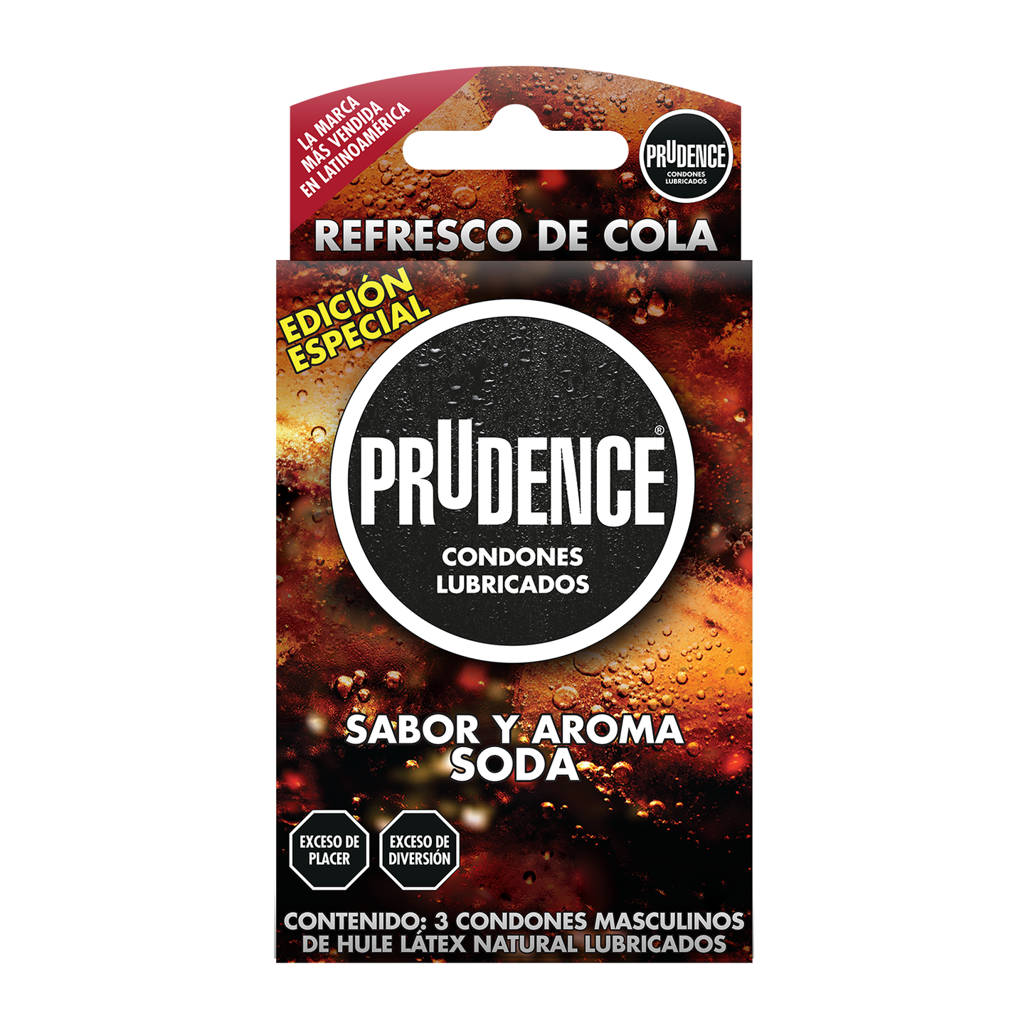 CONDONES CON SABOR Y AROMA SODA C/3