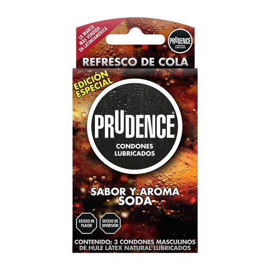 CONDONES CON SABOR Y AROMA SODA C/3