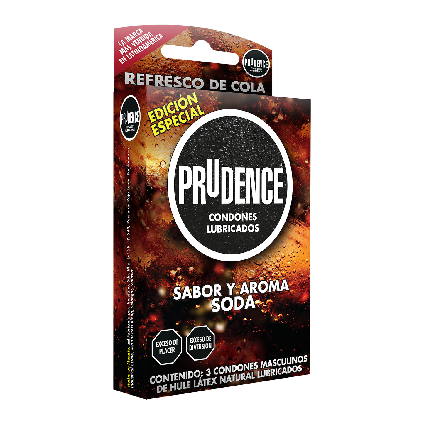 CONDONES CON SABOR Y AROMA SODA C/3