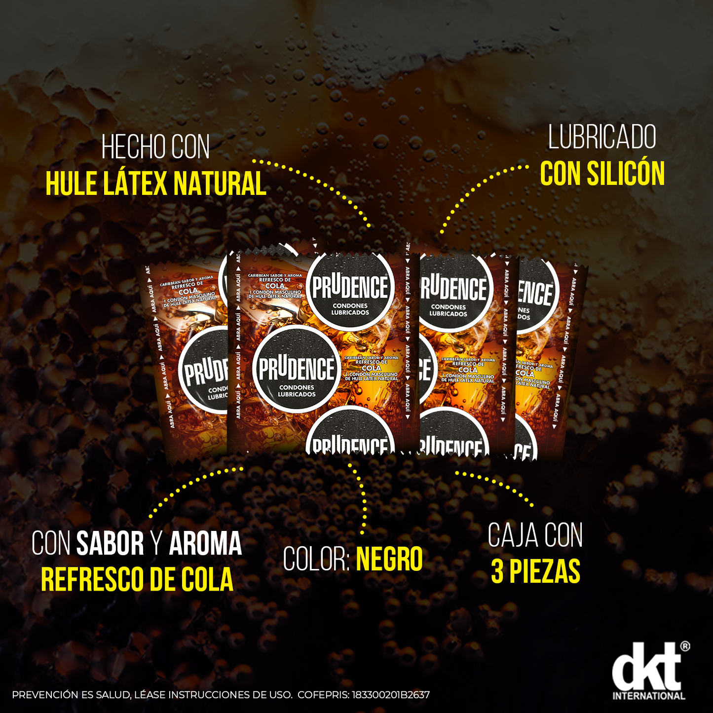 CONDONES CON SABOR Y AROMA SODA C/3