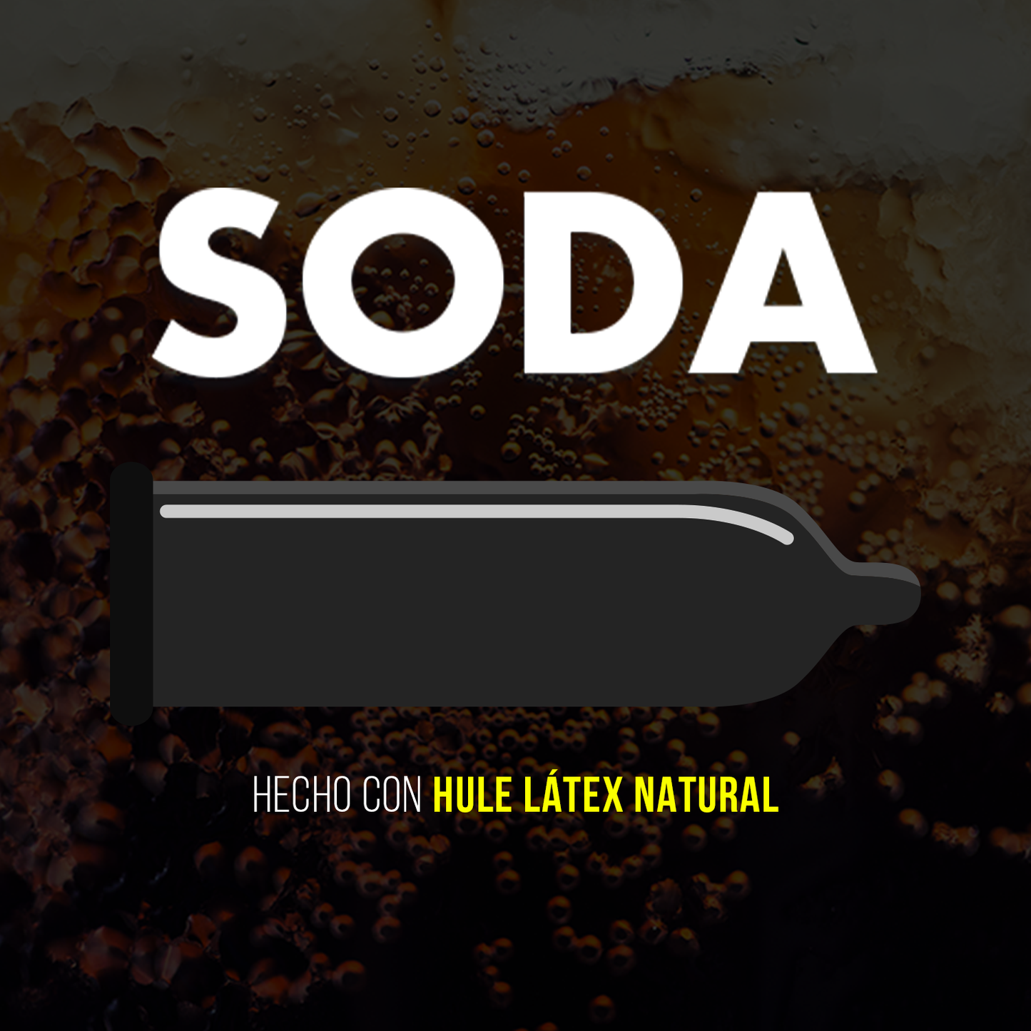 CONDONES CON SABOR Y AROMA SODA C/3