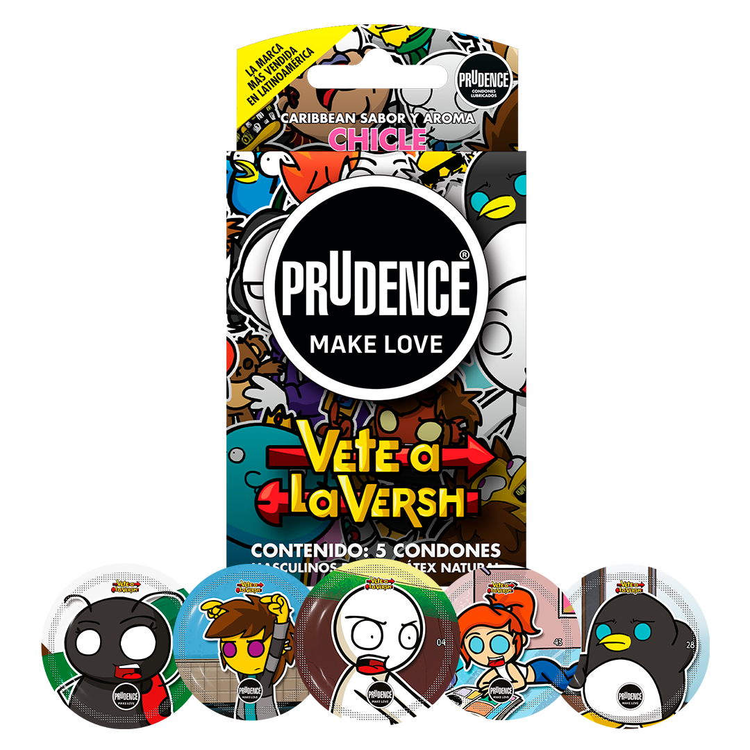 Prudence Preservativos Paquete Vete a la Versh – Prudence Mexico